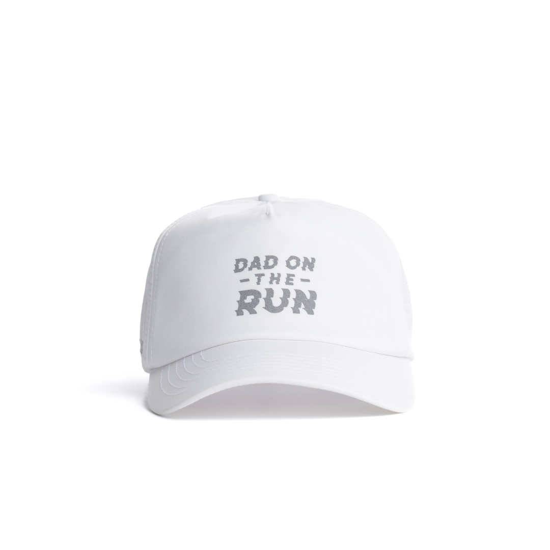 Dad on the Run Running Hat (White)