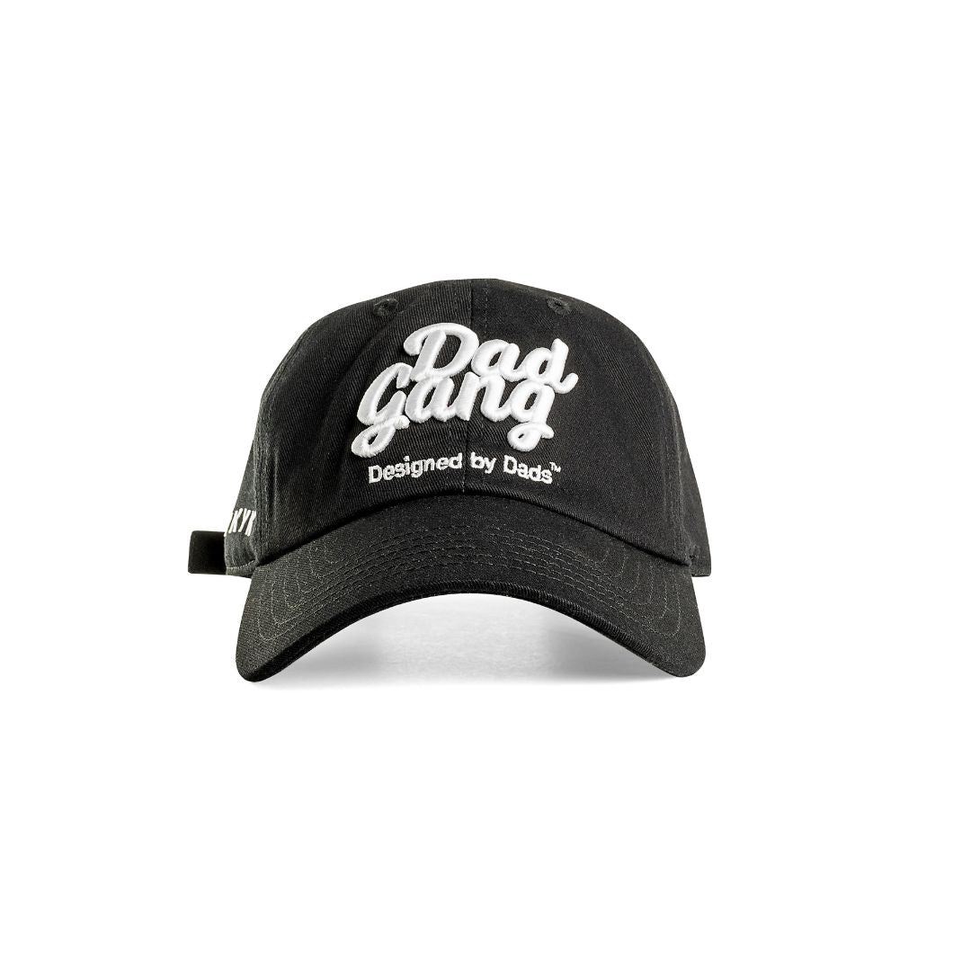 Simple Dad Hat (Black/White)