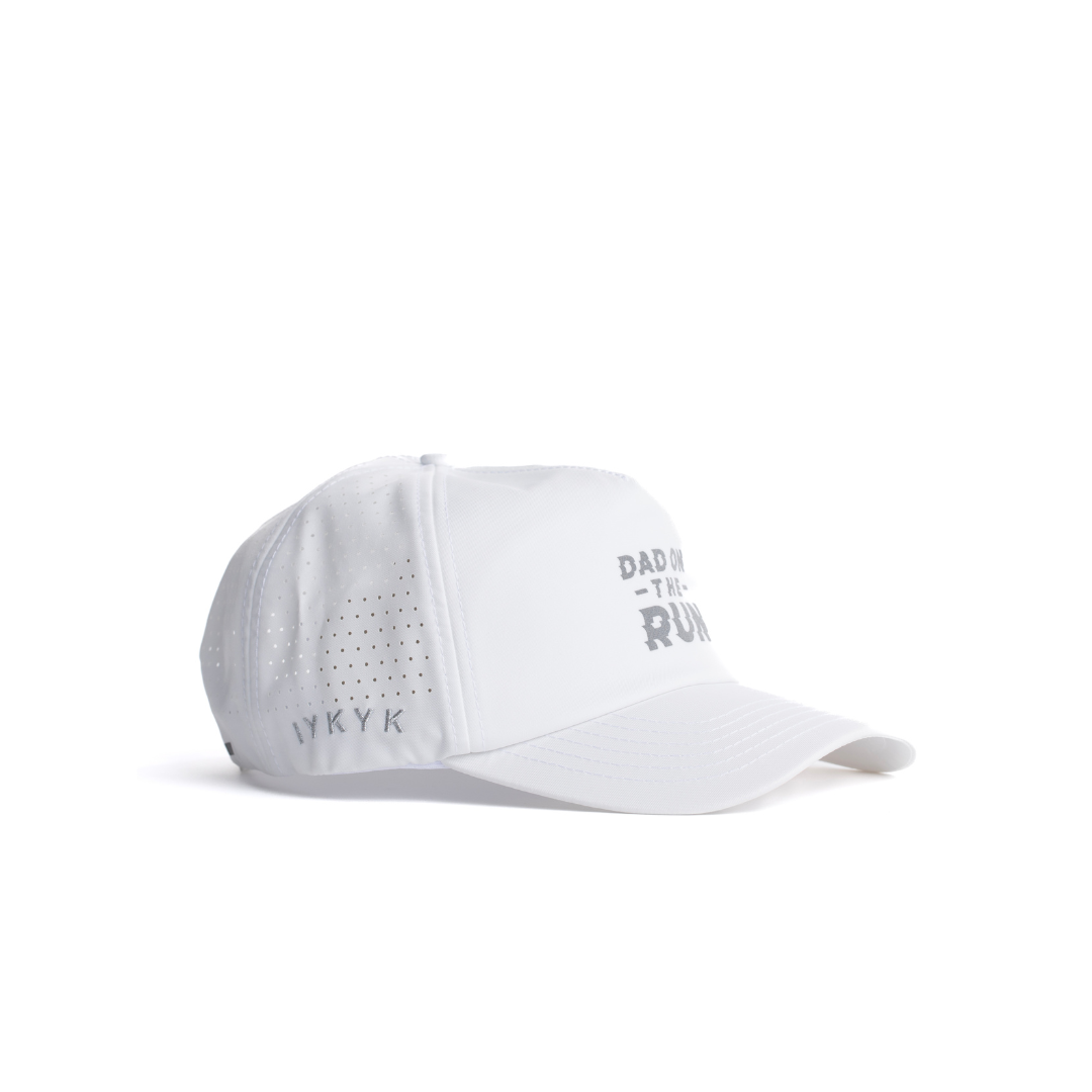 Dad on the Run Running Hat (White)