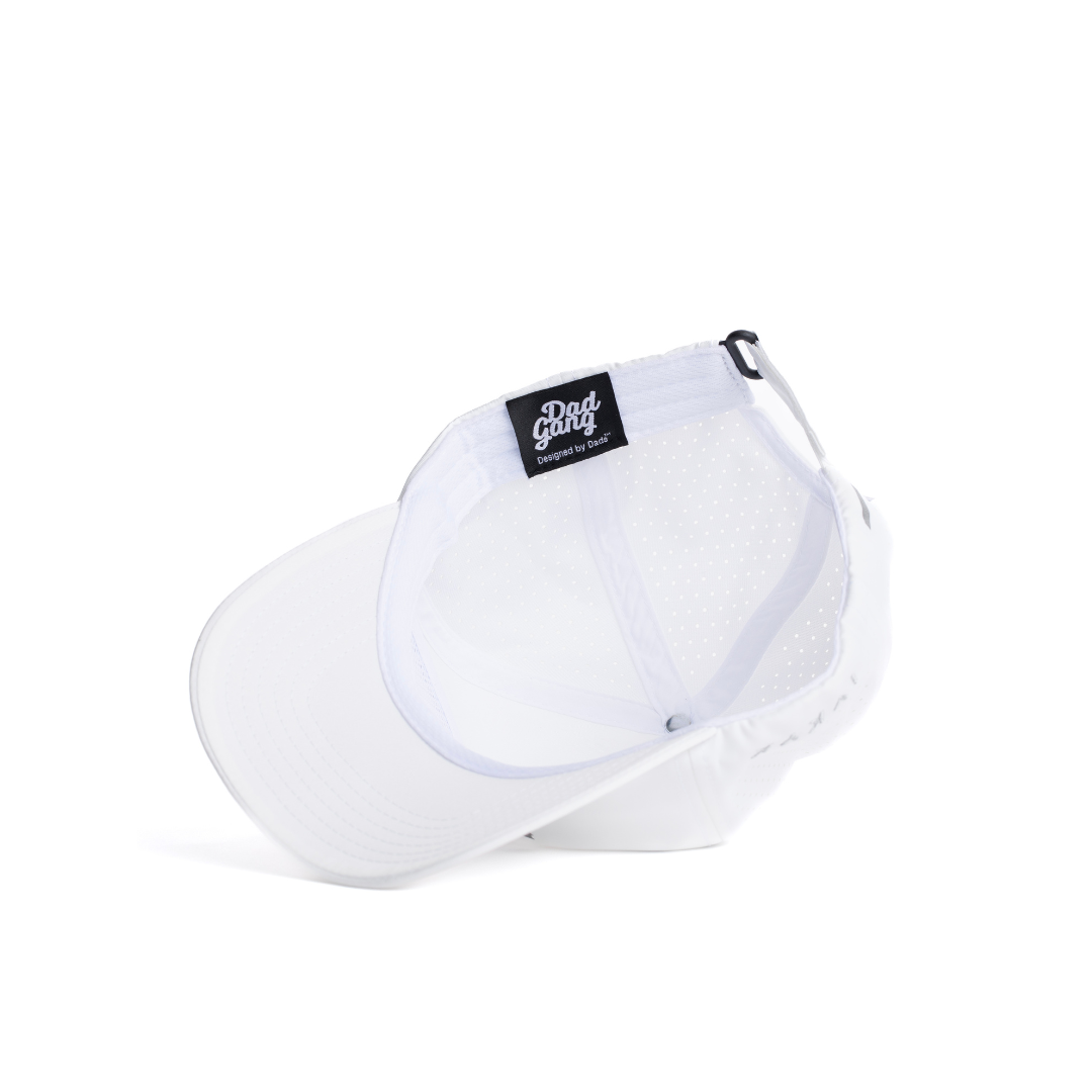 Dad on the Run Running Hat (White)